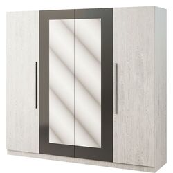 Спальная Ideal Mobila Lileya (White Alaska/Anthracite) Thumb