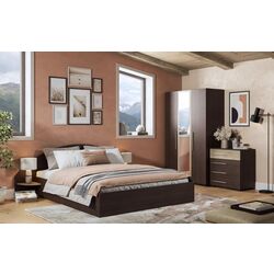 Спальня Ideal Mobila Alaska (Wenge/Sonoma Oak)