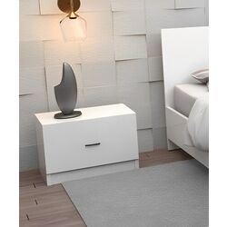 Pat + noptiere  Ideal Mobila Alex 46813 (White) Thumb