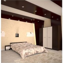 Dormitor Ideal Mobila Alin (Wenge/White) Thumb