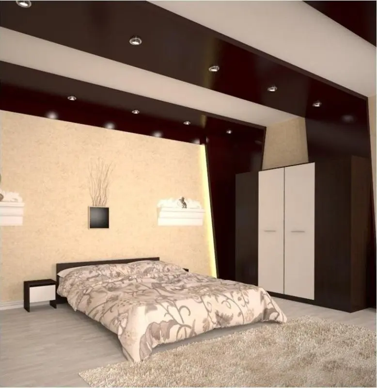 Dormitor Ideal Mobila Alin (Wenge/White)