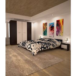 Спальня Ideal Mobila Alin (Wenge/White)