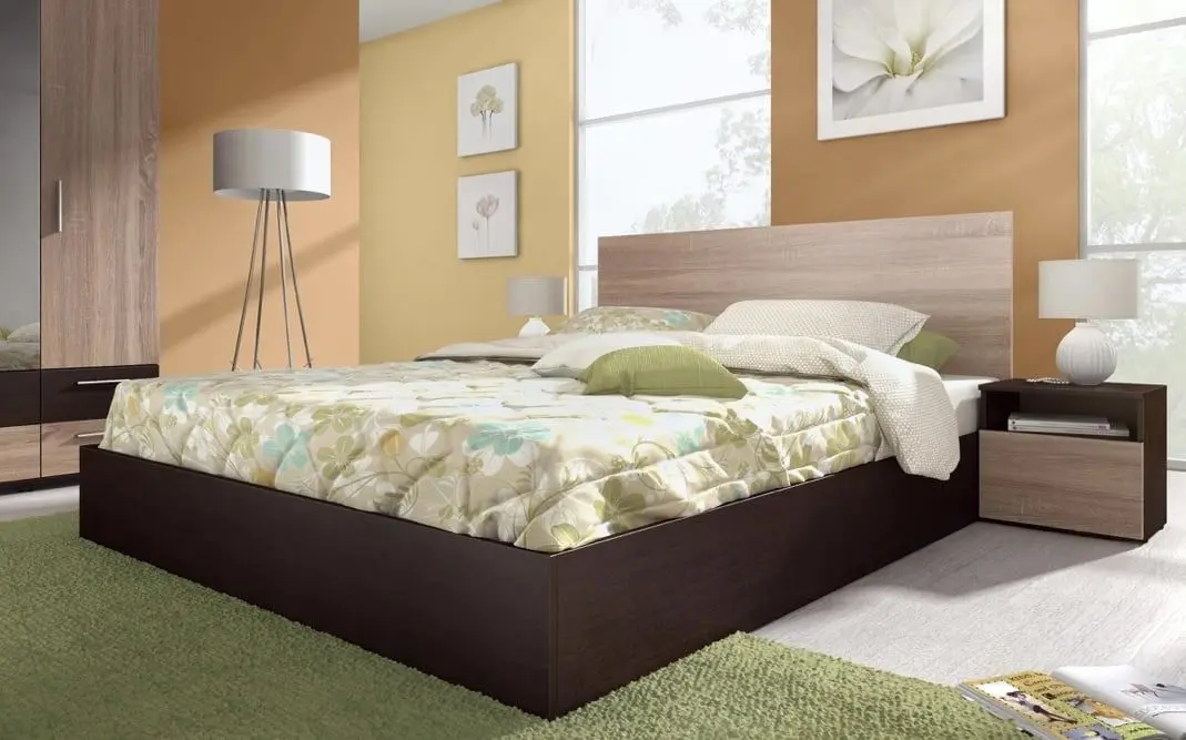 Dormitor Ideal Mobila Betty (Wenge/Sonoma Oak) - 4