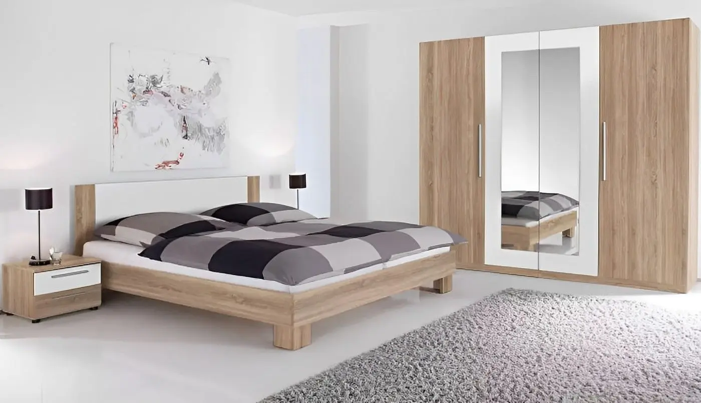 Спальня Ideal Mobila Bologna (Sonoma Oak/White)