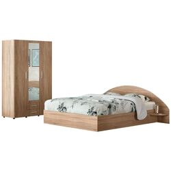 Dormitor Ideal Mobila Cezar (Sonoma Oak) Thumb