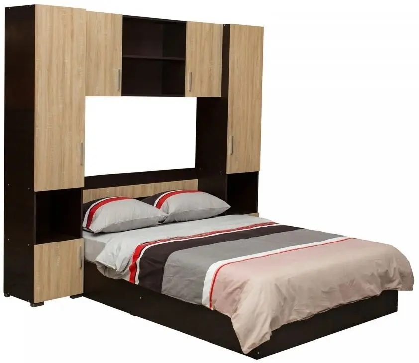 Dormitor Ideal Mobila Cindy (Wenge/Sonoma Oak) - 2