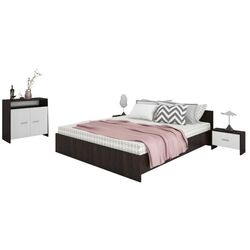 Dormitor Ideal Mobila Florin (Wenge/White) Thumb