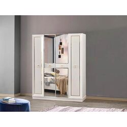 Dormitor Ideal Mobila Inci (White/Gold) Thumb