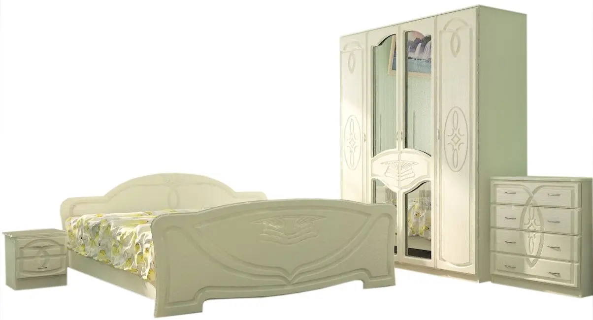 Dormitor Ideal Mobila Iulia (White) - 2