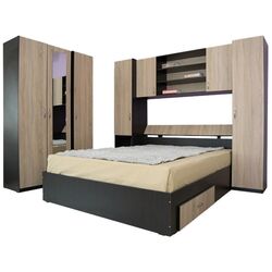 Dormitor Ideal Mobila Iustin (Wenge/Sonoma Oak) Thumb