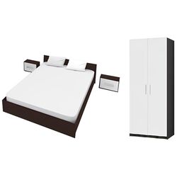 Dormitor Ideal Mobila Leo (Wenge/White) Thumb