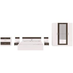 Dormitor Ideal Mobila Lesi (Wenge/White) Thumb