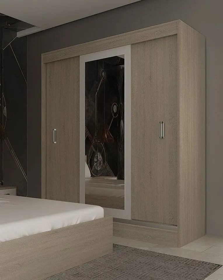 Dormitor Ideal Mobila Masha Dressing (Sonoma Oak/White) - 3