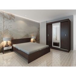 Dormitor Ideal Mobila Masha Dressing (Wenge/White)