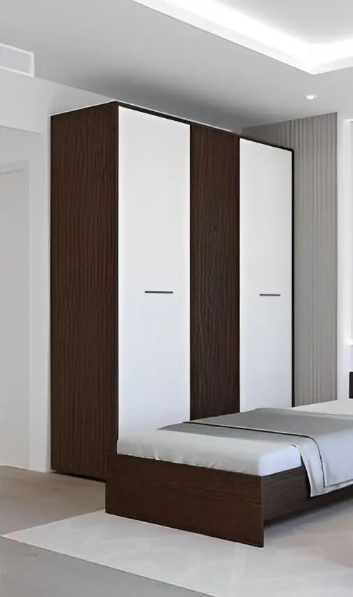 Dormitor Ideal Mobila Nova C359 (Wenge/White)