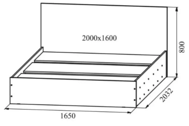 Dormitor Ideal Mobila Rio (Wenge/White)
