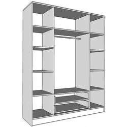 Dormitor Ideal Mobila Romeo (Sonoma Oak) Thumb