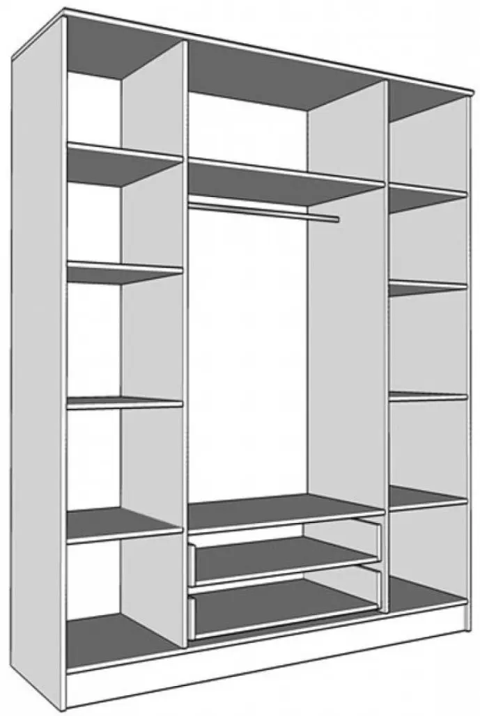 Dormitor Ideal Mobila Romeo (Sonoma Oak) - 3