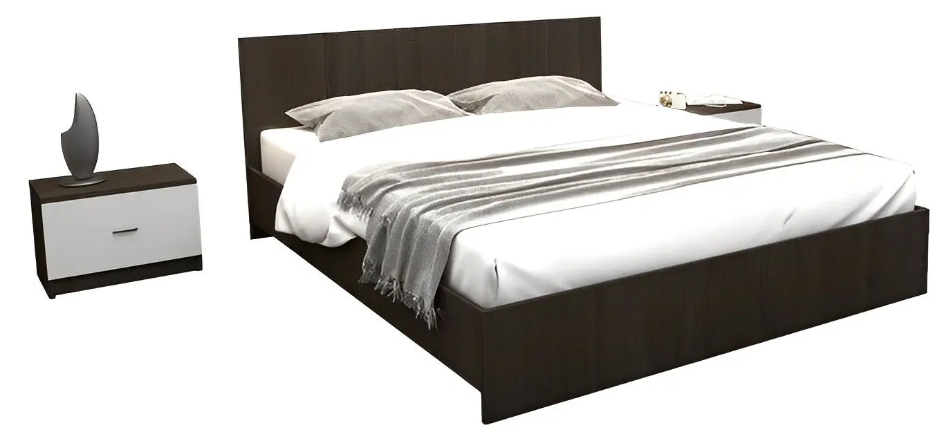 Dormitor Ideal Mobila Vista (Wenge/White) - 2