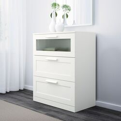 Dormitor Ikea Brimnes 3 piese 160x200 (Alb) Thumb
