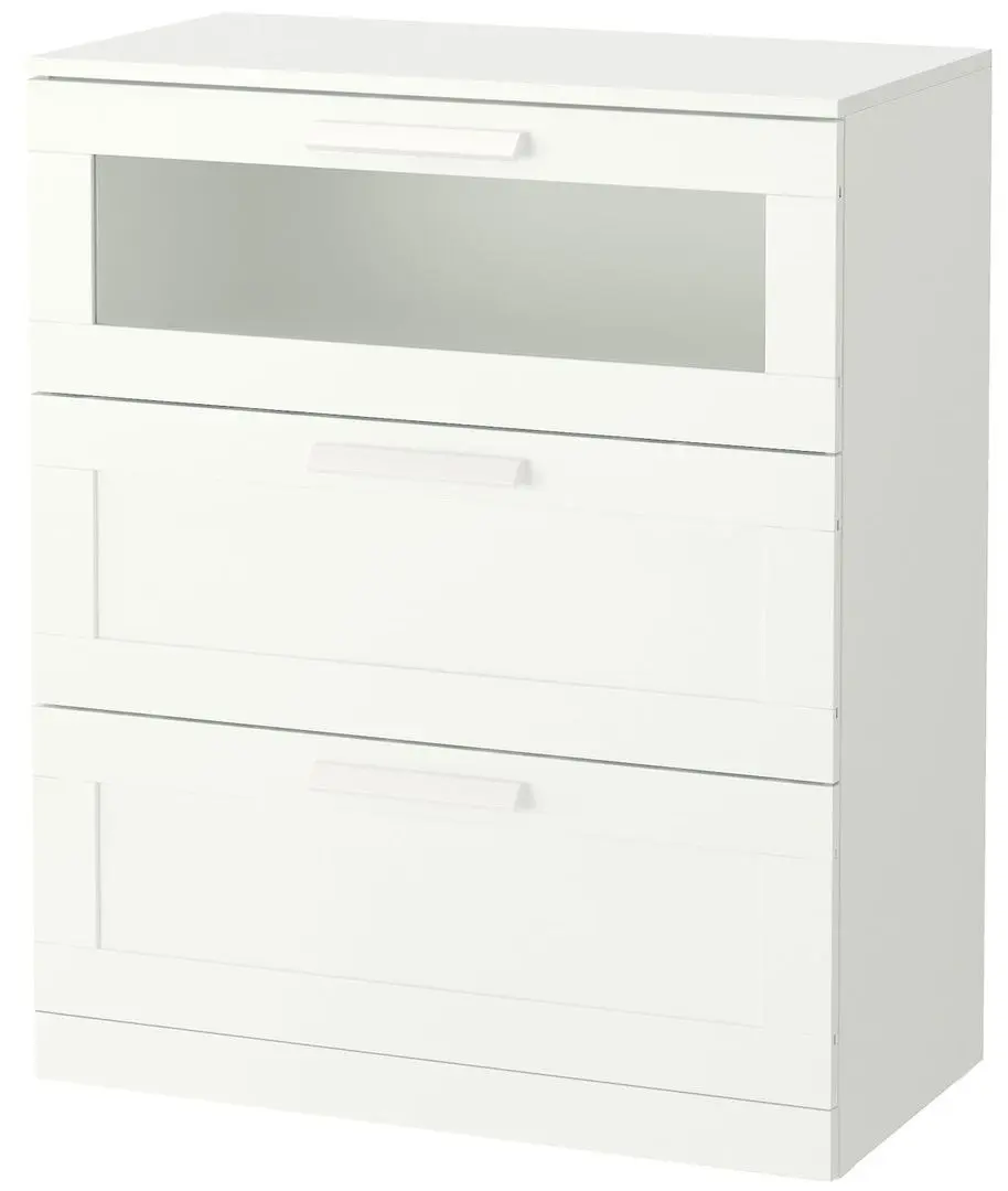 Dormitor Ikea Brimnes 3 piese 160x200 (Alb)