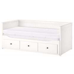 Спальная Ikea Hemnes 3 предмета/с прикроватной тумбой 80x200 (Белая Морилка) Thumb