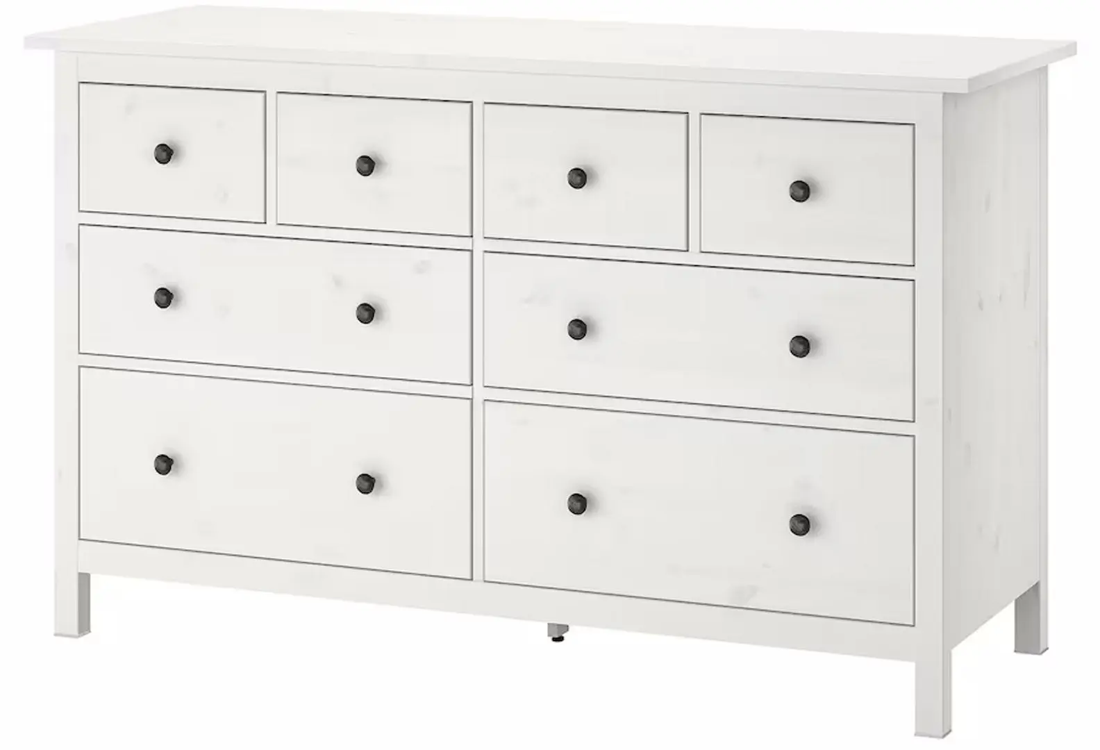 Спальная Ikea Hemnes 3 предмета/с прикроватной тумбой 80x200 (Белая Морилка)