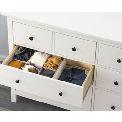 Спальная Ikea Hemnes 4 предмета 140x200 (Белая Морилка) Thumb