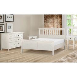 Спальная Ikea Hemnes 4 предмета 180x200 (Белая Морилка)