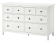 Dormitor Ikea Hemnes 4 piese 180x200 (Alb Vopsit)