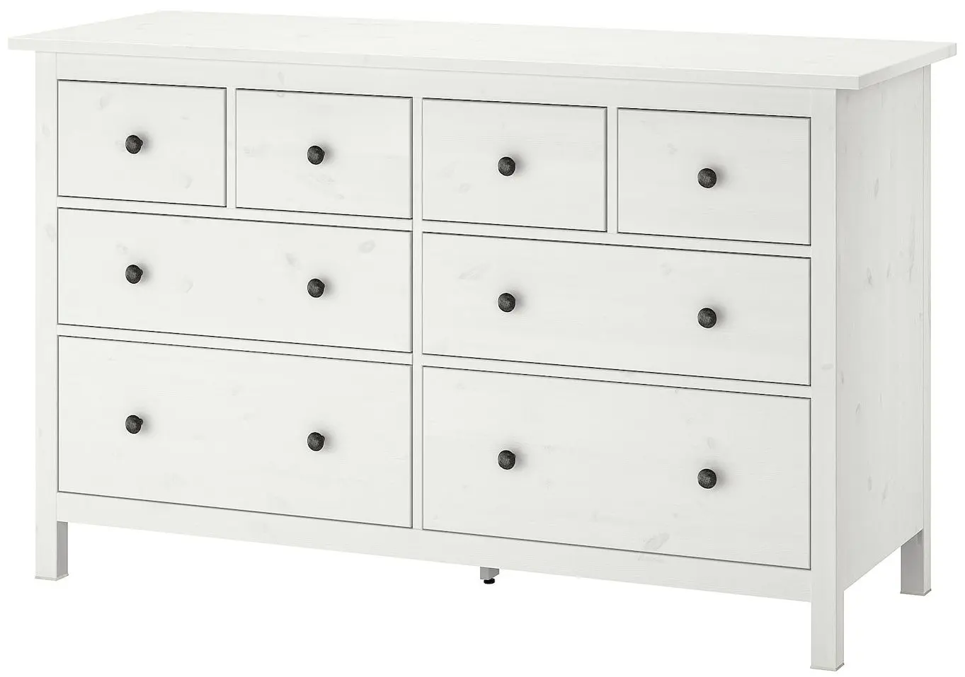 Спальная Ikea Hemnes 4 предмета 180x200 (Белая Морилка)