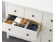 Dormitor Ikea Hemnes 4 piese 180x200 (Alb Vopsit)