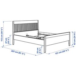 Спальная Ikea Idanas 4 предмета 140x200 (Белый) Thumb