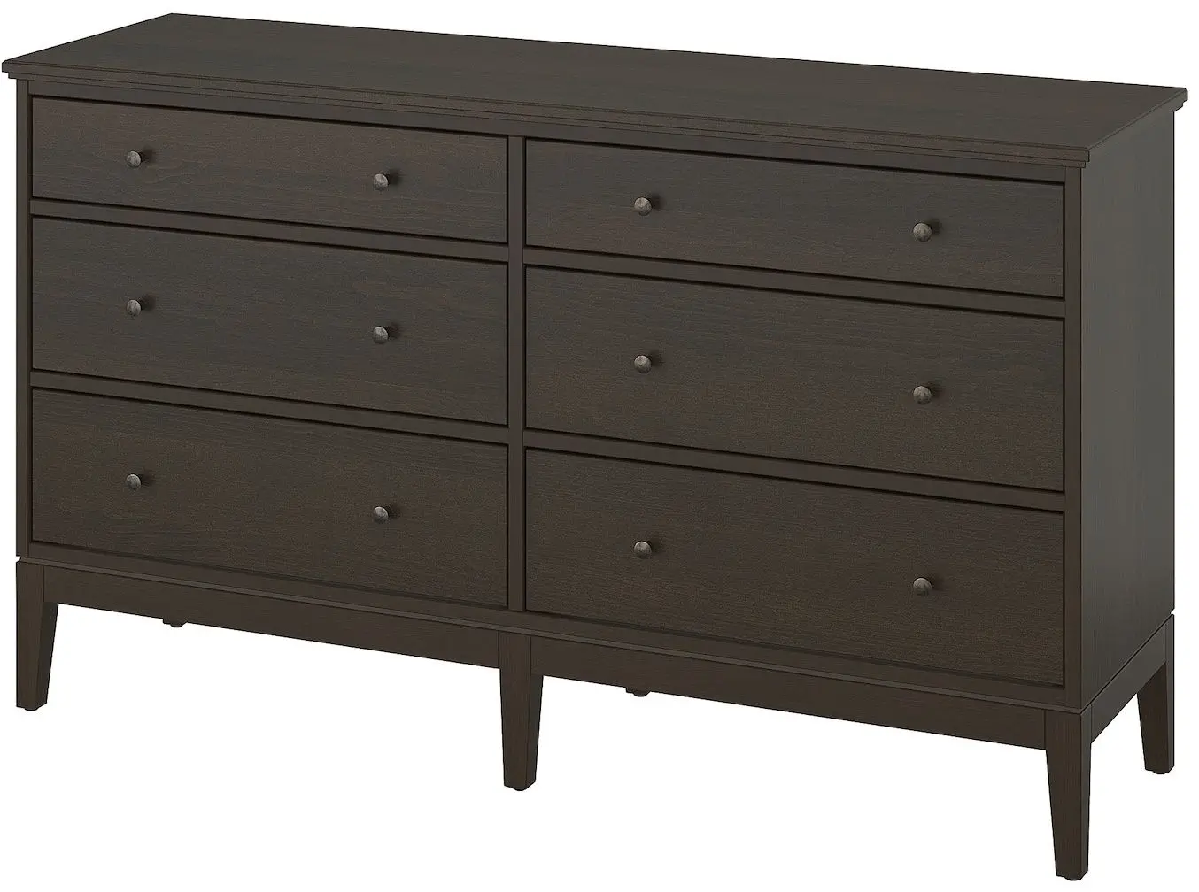 Спальная Ikea Idanas 4 предмета 140x200 (Темно-коричневый)