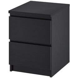 Спальная Ikea Malm 4 предмета 140x200 (Черно-коричневый) Thumb