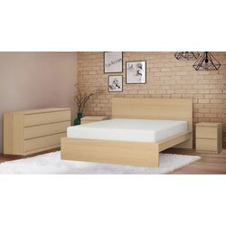 Спальная Ikea Malm 4 предмета 160x200 (Белый Дуб)