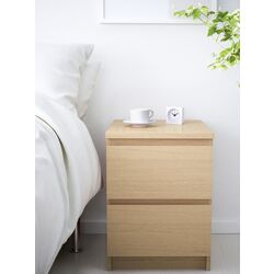 Спальная Ikea Malm 4 предмета 160x200 (Белый Дуб) Thumb