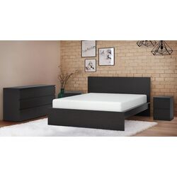 Спальная Ikea Malm 4 предмета 180x200 (Черно-коричневый)