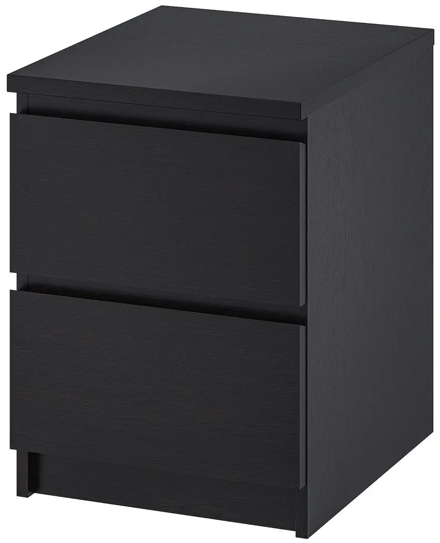 Спальная Ikea Malm 4 предмета 180x200 (Черно-коричневый)