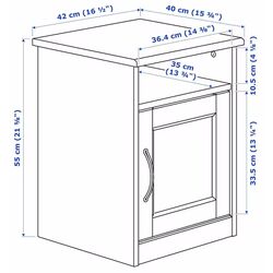Спальная Ikea Songesand 4 предмета 140x200 (Белый) Thumb