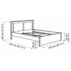 Спальная Ikea Songesand 5 предметов 140x200 (Белый) Thumb
