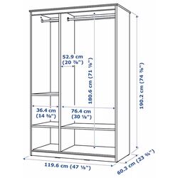 Спальная Ikea Songesand 5 предметов 140x200 (Белый) Thumb