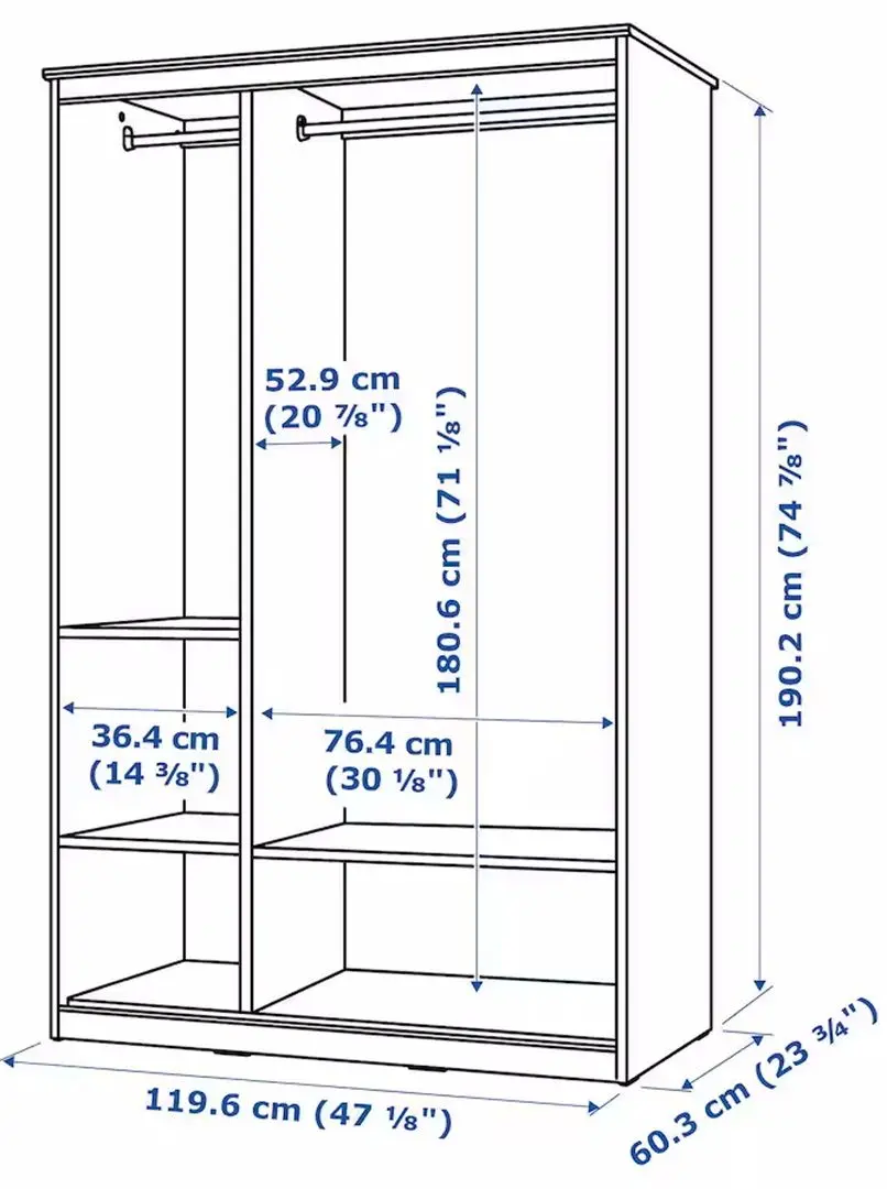 Спальная Ikea Songesand 5 предметов 140x200 (Белый)