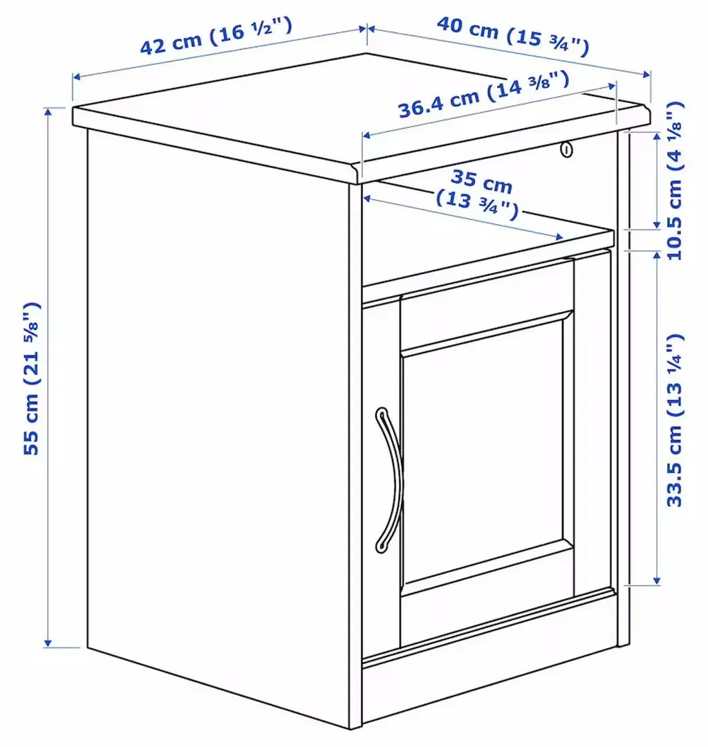 Спальная Ikea Songesand 5 предметов 140x200 (Белый)