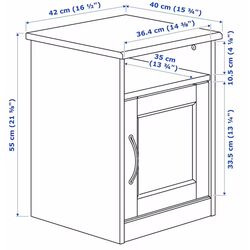Dormitor Ikea Songesand 5 piese 160x200 (Alb) Thumb