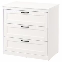 Dormitor Ikea Songesand 5 piese 160x200 (Alb) Thumb