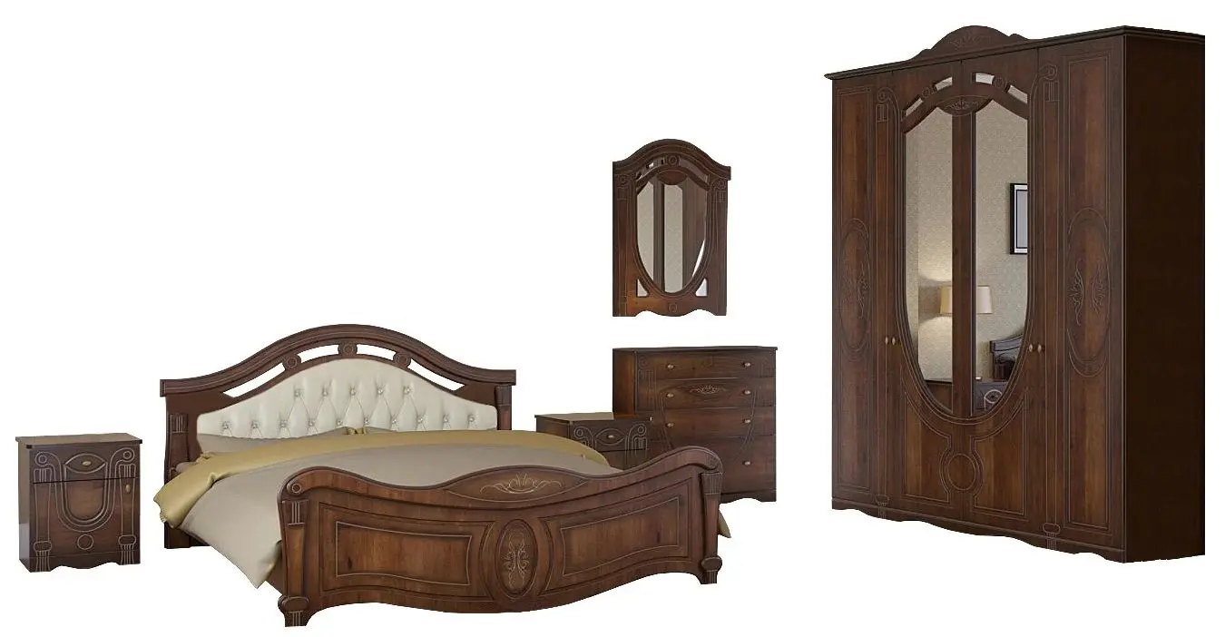 Dormitor Marcel Prod Alexandrina (Walnut)