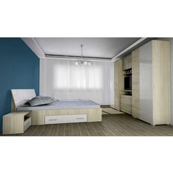 Спальня Marcel Prod Andrei (Sonoma Oak/White) Thumb