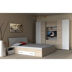 Спальня Marcel Prod Andrei (Sonoma Oak/White) Thumb