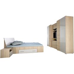 Dormitor Marcel Prod Andrei (Sonoma Oak/White)